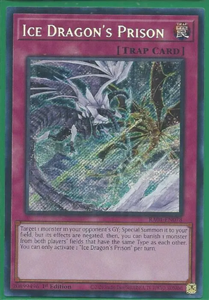 Yugioh - Ice Dragon's Prison *Select Rarity* RA01-EN078 (NM)