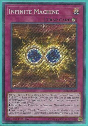 Yugioh Card - Infinite Machine *Secret Rare* BLRR-EN028 (NM/M)