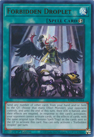 Yugioh - Forbidden Droplet *Select Rarity* RA01-EN064 (NM)