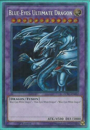 Yugioh Card - Blue-Eyes Ultimate Dragon *Secret Rare* LCKC-EN057 (NM/M)