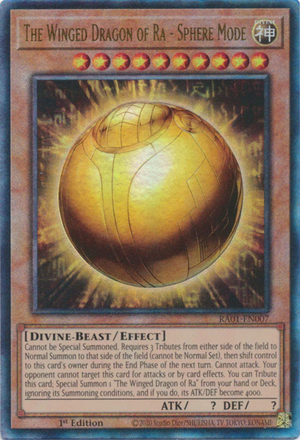 Yugioh - The Winged Dragon of Ra - Sphere Mode *Select Rarity* RA01-EN007 (NM)