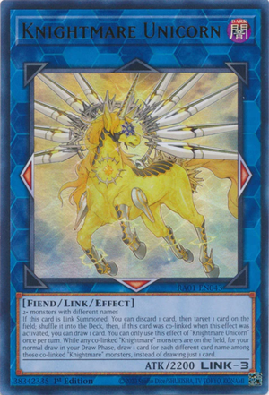 Yugioh - Knightmare Unicorn *Select Rarity* RA01-EN043 (NM)
