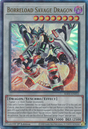 Yugioh - Borreload Savage Dragon *Select Rarity* RA01-EN033 (NM)