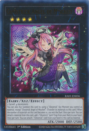 Yugioh - Ghostrick Angel of Mischief *Select Rarity* RA01-EN036 (NM)