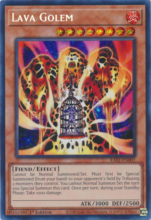 Yugioh - Lava Golem *Select Your Rarity* RA01-EN001 (NM)