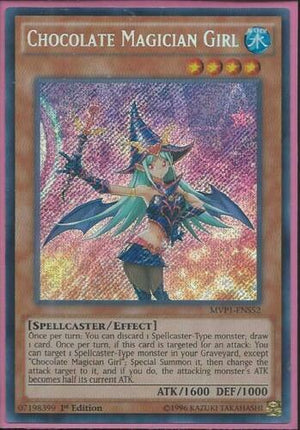 Yugioh Card - Chocolate Magician Girl *Secret Rare* MVP1-ENS52 (NM)