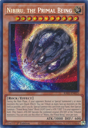 Yugioh - Nibiru, the Primal Being *Select Rarity* RA01-EN015 (NM)