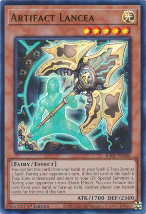 Yugioh - Artifact Lancea *Select Your Rarity* RA01-EN006 (NM)