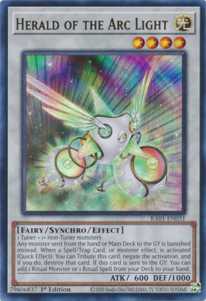 Yugioh - Herald of the Arc Light *Select Rarity* RA01-EN031 (NM)