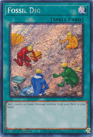 Yugioh - Fossil Dig *Select Rarity* RA01-EN053 (NM)
