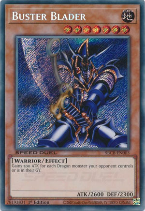 Yugioh - Buster Blader *Secret Rare* SBCB-EN003 (NM/M)