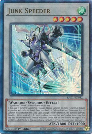 Yugioh - Junk Speeder *Select Rarity* RA01-EN032 (NM)