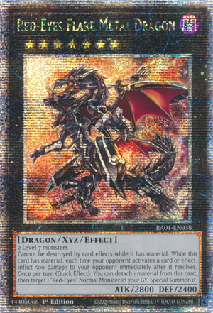 Yugioh - Red-Eyes Flare Metal Dragon *Select Rarity* RA01-EN038 (NM)