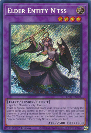 Yugioh - Elder Entity N'tss *Select Rarity* RA01-EN026 (NM)