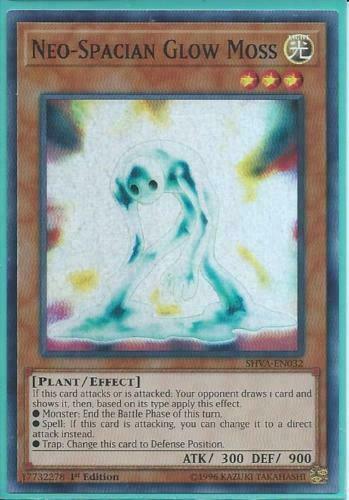 Yugioh Card - Neo-Spacian Glow Moss *Super Rare* SHVA-EN032 (NM/M)