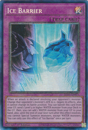 Yugioh - Ice Barrier *Select Rarity* RA01-EN071 (NM)