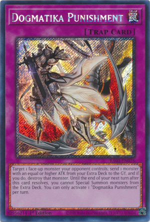 Yugioh - Dogmatika Punishment *Select Rarity* RA01-EN076 (NM)