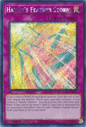 Yugioh - Harpie's Feather Storm *Select Rarity* RA01-EN073 (NM)