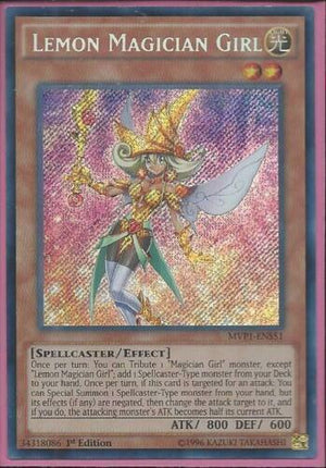 Yugioh Card - Lemon Magician Girl *Secret Rare* MVP1-ENS51 (NM)
