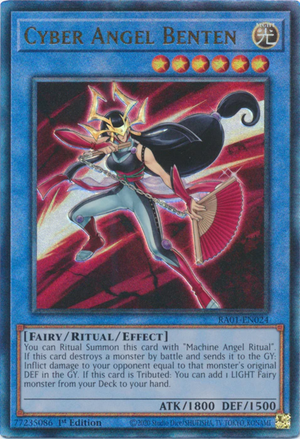 Yugioh - Cyber Angel Benten *Select Rarity* RA01-EN024 (NM)