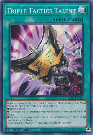 Yugioh - Triple Tactics Talent *Select Rarity* RA01-EN063 (NM)