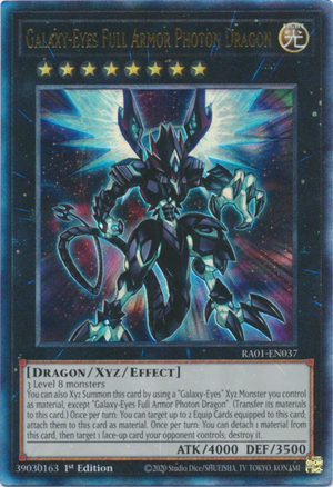 Yugioh - Galaxy-Eyes Full Armor Photon Dragon *Select Rarity* RA01-EN037 (NM)