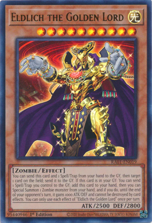Yugioh - Eldlich the Golden Lord *Select Rarity* RA01-EN019 (NM)