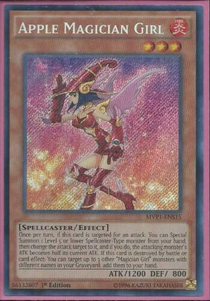 Yugioh Card - Apple Magician Girl *Secret Rare* MVP1-ENS15 (NM)