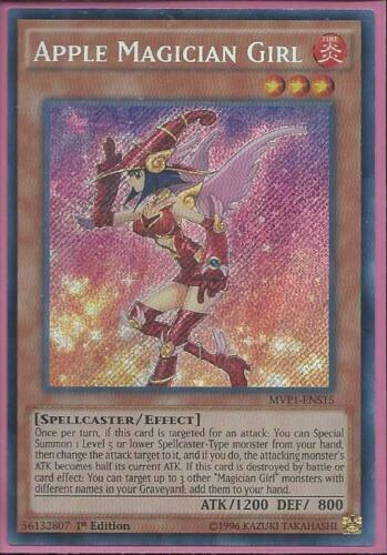 Yugioh Card - Apple Magician Girl *Secret Rare* MVP1-ENS15 (NM)
