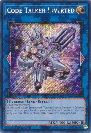 Yugioh - Code Talker Inverted *Select Rarity* RA01-EN045 (NM)