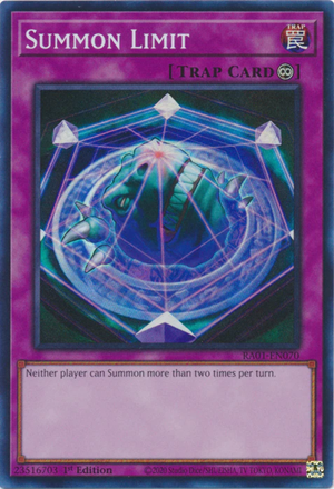 Yugioh - Summon Limit *Select Rarity* RA01-EN070 (NM)