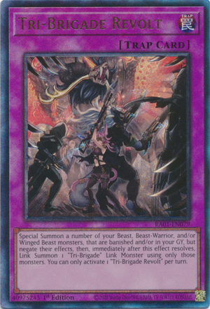 Yugioh - Tri-Brigade Revolt *Select Rarity* RA01-EN079 (NM)