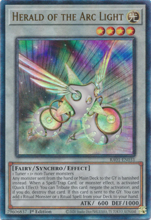 Yugioh - Herald of the Arc Light *Select Rarity* RA01-EN031 (NM)