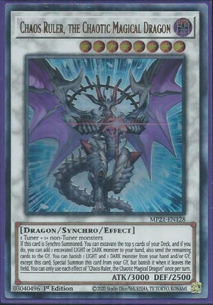 Yugioh - Chaos Ruler, the Chaotic Magical Dragon *Ultra Rare* MP21-EN128 (NM/M)