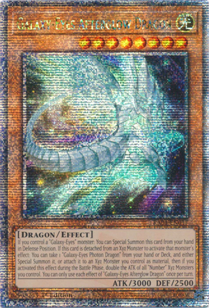 Yugioh - Galaxy-Eyes Afterglow Dragon *Select Rarity* RA01-EN017 (NM)