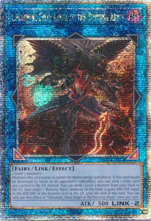 Yugioh - Cherubini, Ebon Angel of the Burning Abyss *Select Rarity* RA01-EN042 (