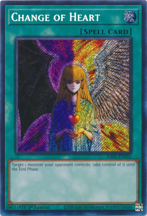 Yugioh - Change of Heart *Select Rarity* RA01-EN050 (NM)