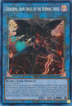 Yugioh - Cherubini, Ebon Angel of the Burning Abyss *Select Rarity* RA01-EN042 (