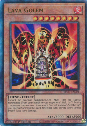 Yugioh - Lava Golem *Select Your Rarity* RA01-EN001 (NM)