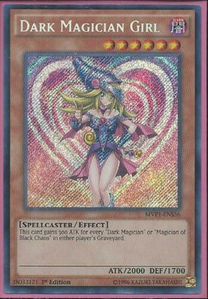 Yugioh Card - Dark Magician Girl *Secret Rare* MVP1-ENS56 (NM)