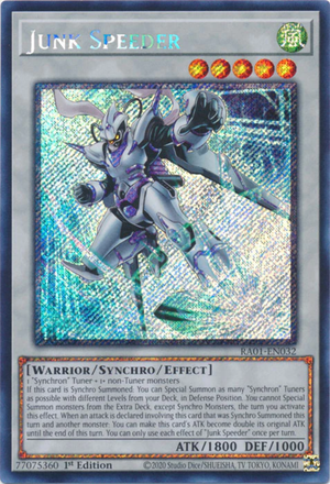 Yugioh - Junk Speeder *Select Rarity* RA01-EN032 (NM)