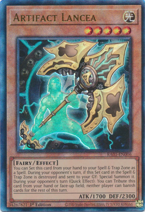 Yugioh - Artifact Lancea *Select Your Rarity* RA01-EN006 (NM)
