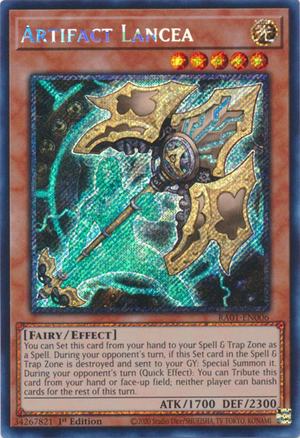 Yugioh - Artifact Lancea *Select Your Rarity* RA01-EN006 (NM)