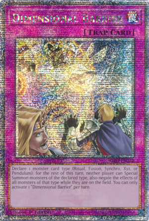 Yugioh - Dimensional Barrier *Select Rarity* RA01-EN072 (NM)