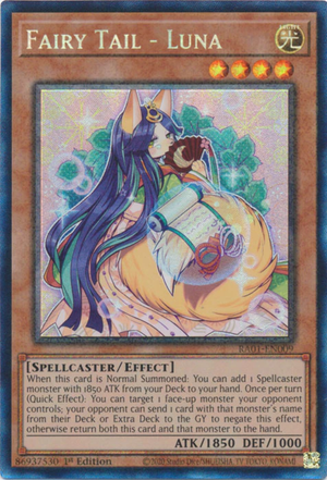 Yugioh - Fairy Tail - Luna *Select Rarity* RA01-EN009 (NM)