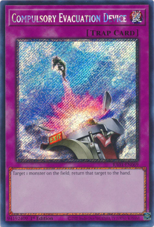 Yugioh - Compulsory Evacuation Device *Select Rarity* RA01-EN069 (NM)