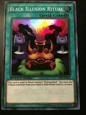 Yugioh Card - Black Illusion Ritual *Super Rare* STP1-EN011 (NM)