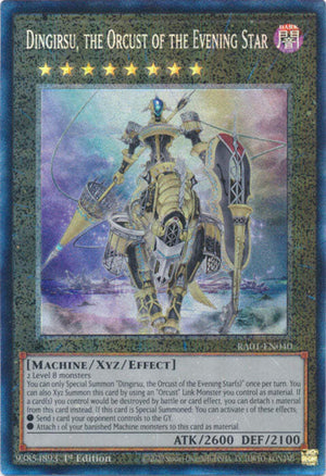 Yugioh - Dingirsu, the Orcust of the Evening Star *Select Rarity* RA01-EN040 (NM