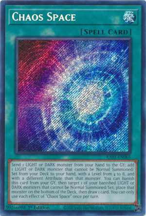 Yugioh - Chaos Space *Select Rarity* RA01-EN065 (NM)