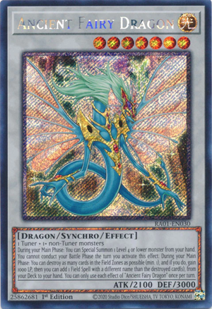 Yugioh - Ancient Fairy Dragon *Select Rarity* RA01-EN030 (NM)